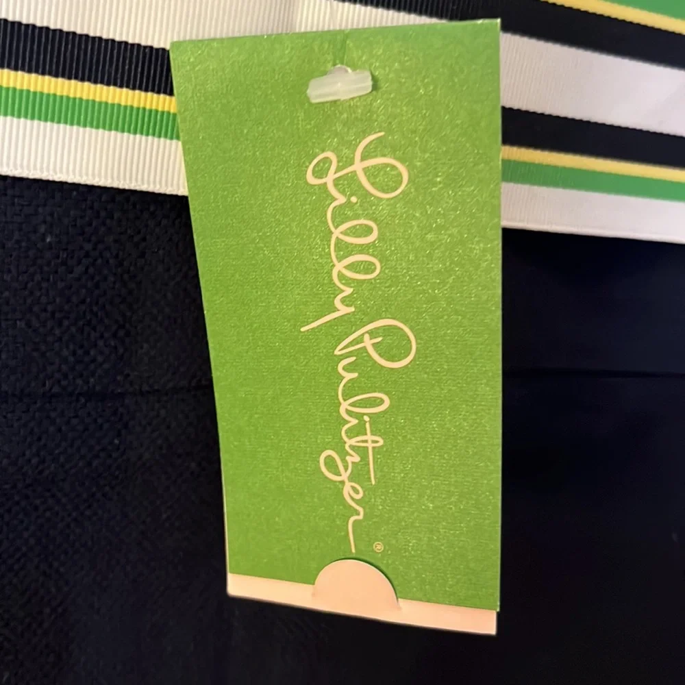 Lilly Pulitzer 💚💙💛skirt size 14, with ribbon and yellow piping. NWT, NWB - Picture 2 of 8